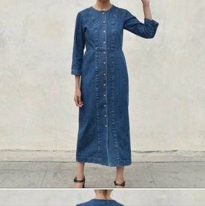 Ilana kohn Rose dress jean size 0 fits like xs to small